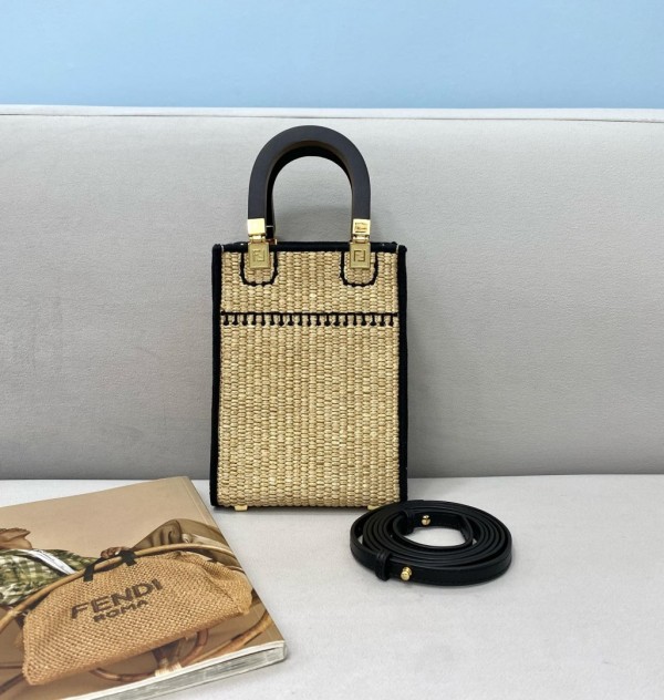 Fendi Sunshine Mini Woven Bag FD-045