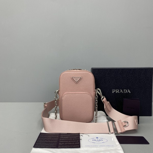 Prada Shoulder Bag Pink PR023
