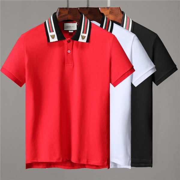 Gucci Short Sleeve Polos (GUC-TP-A185)