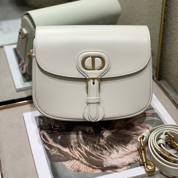 Dior White Calfskin Bobby Bag (DR-BG-N11)