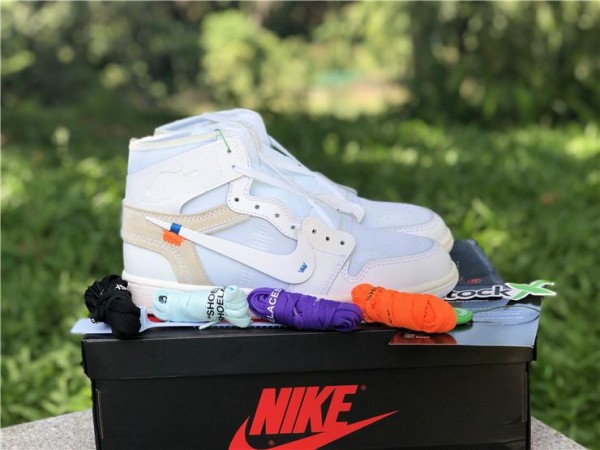 OFF-WHITE x Air Jordan 1 Retro High White (OW-0020)