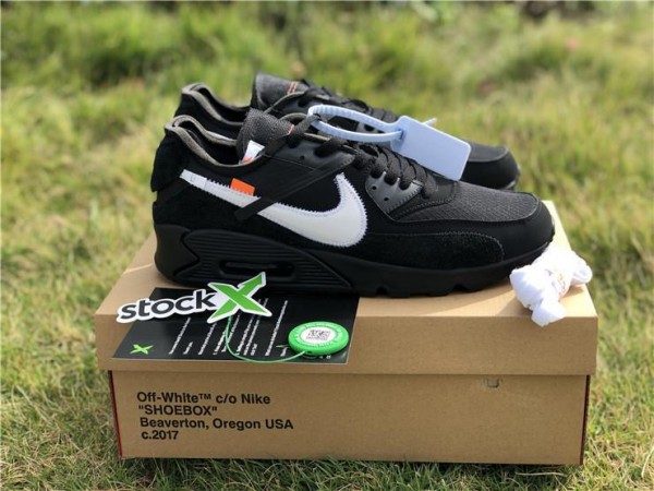 OFF-WHITE x Nike Air Max 90 Black (OW-0034)