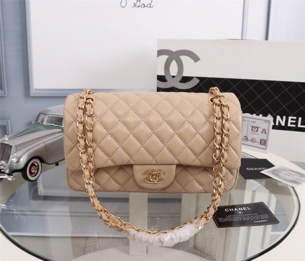 Chanel Double Flap Classic Handbag (CH207-Apricot)