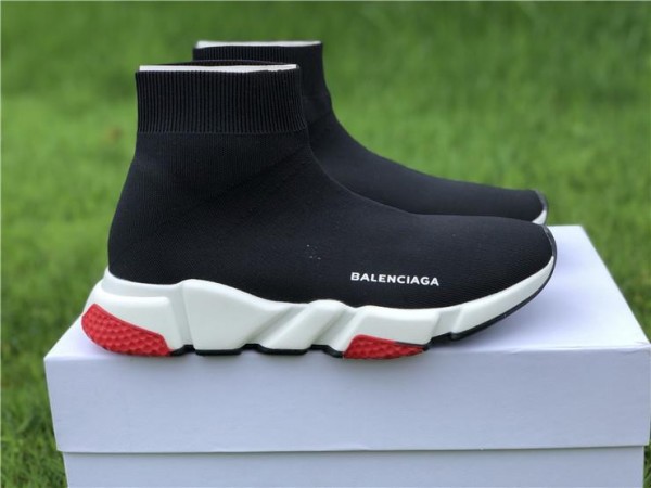 2018 Balenciaga Speed Trainer Black White (BAL0027)