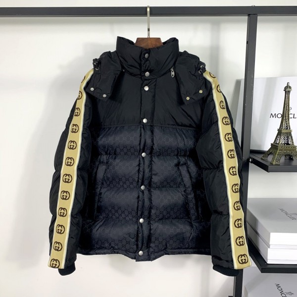 Gucci GG Jacquard Nylon Padded Down Jackets (GUC-JC-N01)