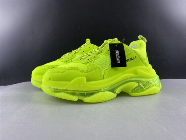 Balenciaga Triple S Clear Sole Fluo Yellow (BAL-W16)