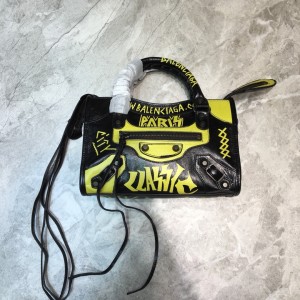 Balenciaga Graffiti Classic City Black Yellow BGGCC-012 