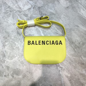 Balenciaga Ville Day XS Shoulder Bag Yellow Lime BGXS-002