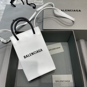 Balenciaga Phone Pouch Tote White  BLSP-009