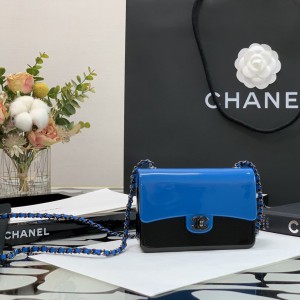 Chanel Mini Evening Bag Black/Blue AS2534
