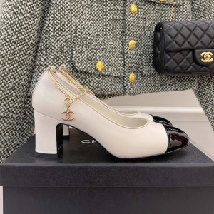 Chanel Women Pumps White CHN-189