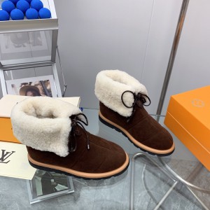 LV Wool Snow Boots LVS-063