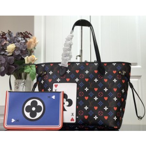 Louis Vuitton Game on Neverfull MM Tote Bag M57483