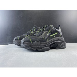 Balenciaga Allover Green Logo Triple S (BAL-W22)