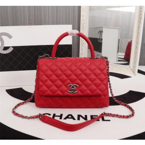 Chanel Top Handle Flap Bags (CH054-Red)