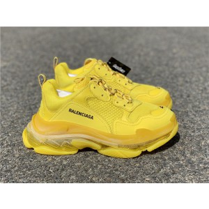 Balenciaga Triple S Clear Sole Yellow (BAL-N28)