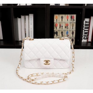 Chanel Small Classic Handbag (CH030-White)