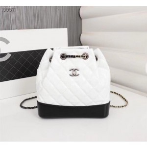 Chanel Gabrielle Backpacks (CH095-White-Black)