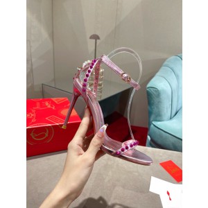 Christian Louboutin Spiked Strap Sandal Pink CL-H023