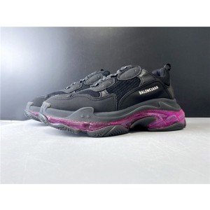 Balenciaga Triple S Clear Sole Black/Pink Neon (BAL-W17)