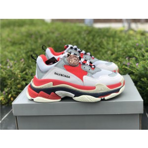 Balenciaga Triple S White/Red (BAL-N17)